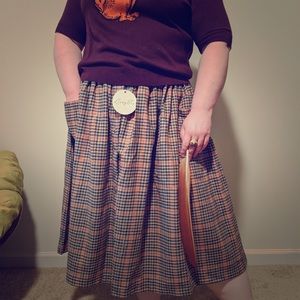 Lindy Bop Adalene Check Skirt